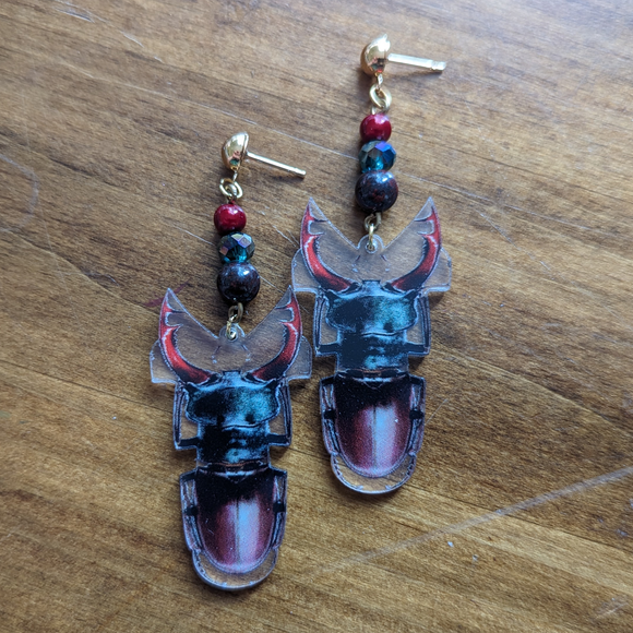 Stag Demon Earrings