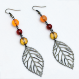 Jewels of Autumn Leaf Earrings