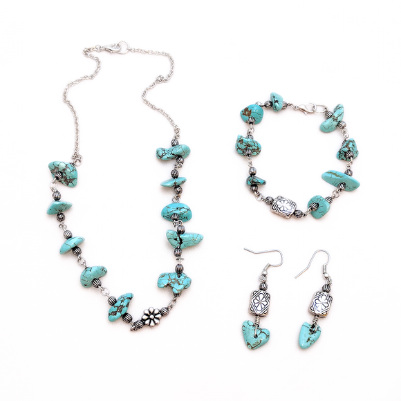 Floral Turquoise Set