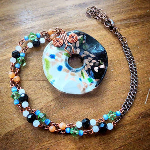 Special Catseye Glass Necklace