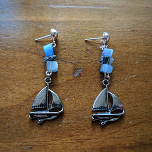 Sail Boat Earrings